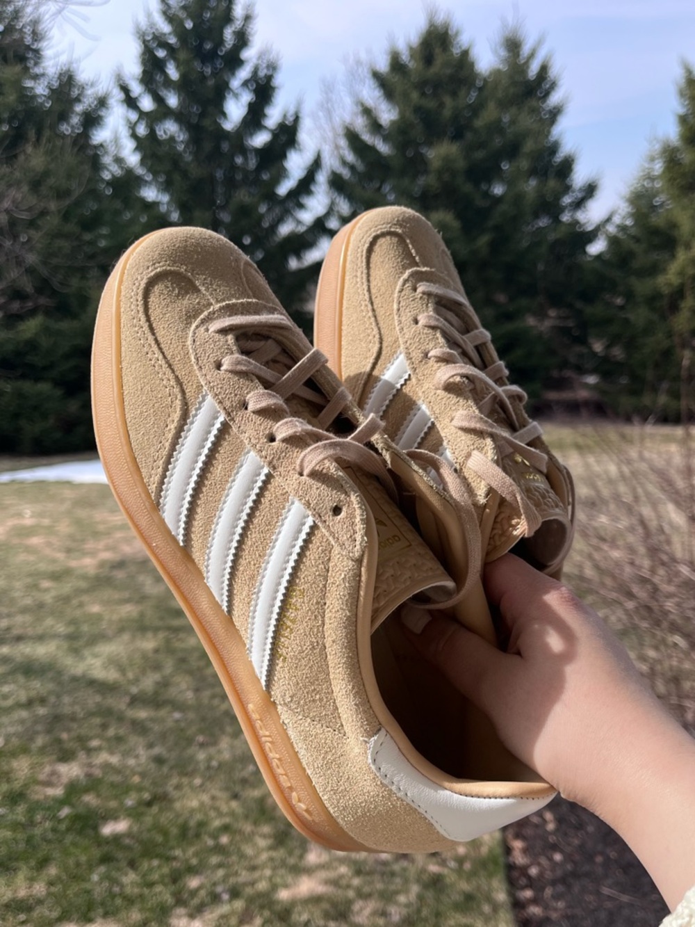 Adidas gazelle indoor athletic shoes magic beige sneakers - Picture 9 of 10